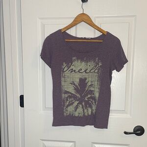 O'Neill Mauve Palm Graphic Tee